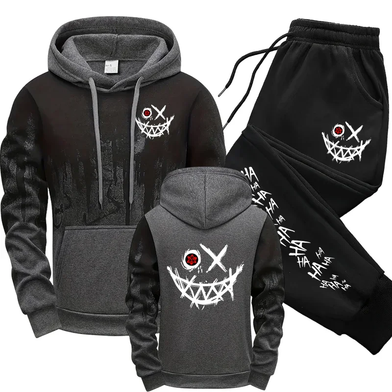 Setelan Olahraga Kasual Pria M - Street Fashion Hoodie ulasan dan harga